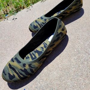 Camo Print Slip Ons